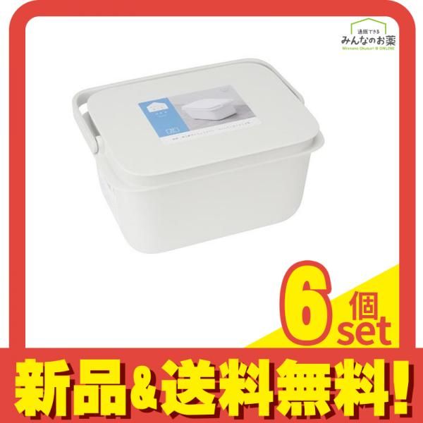 マーナ フタ付きバケツ W627W ホワイト 5L 6個セット まとめ売り