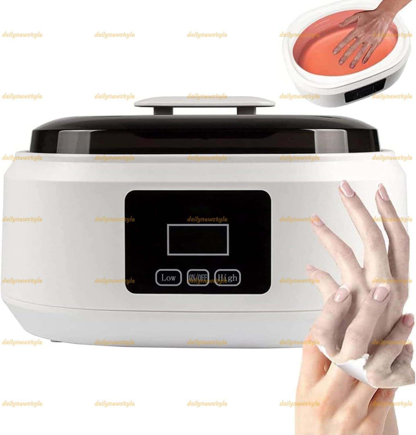 パラフィンバス　パラフィンワックス　パラフィンワックスウォーマー　パラフィンスパ コレクション 人気推薦◇ワックスメルティングポット、温度表示付き手