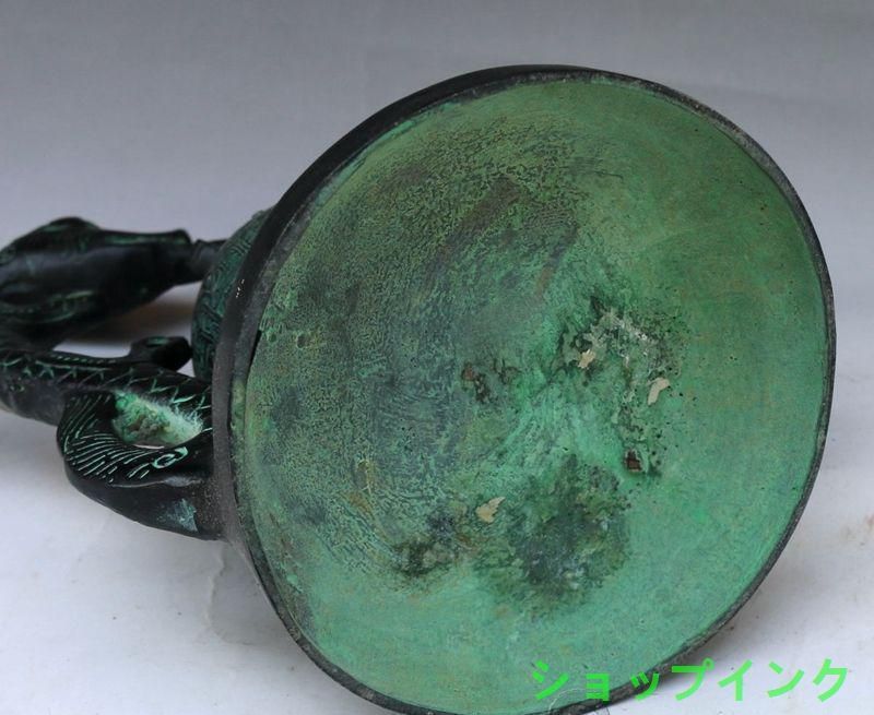 青銅器 双竜鐘曽侯乙編鐘 装飾品 現代工芸品 美術品 置物 青銅器 双竜鐘曽侯乙編鐘 装飾品 現代工芸品 美術品 置物 - メルカリ
