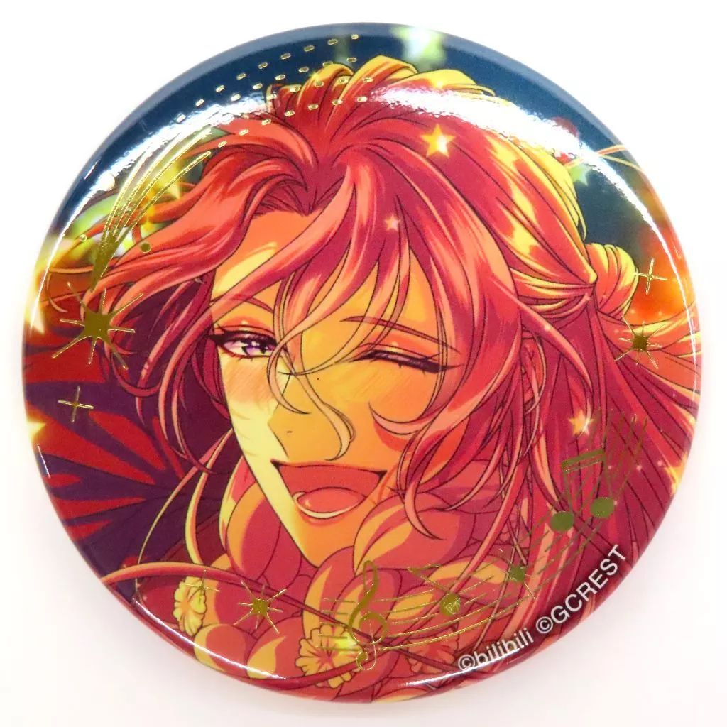 ゆめくろ メリーローズ 缶バッジ 中古】バッジ・ビンズ メリーローズ(太陽覚醒) 「夢職人と忘れじの黒い