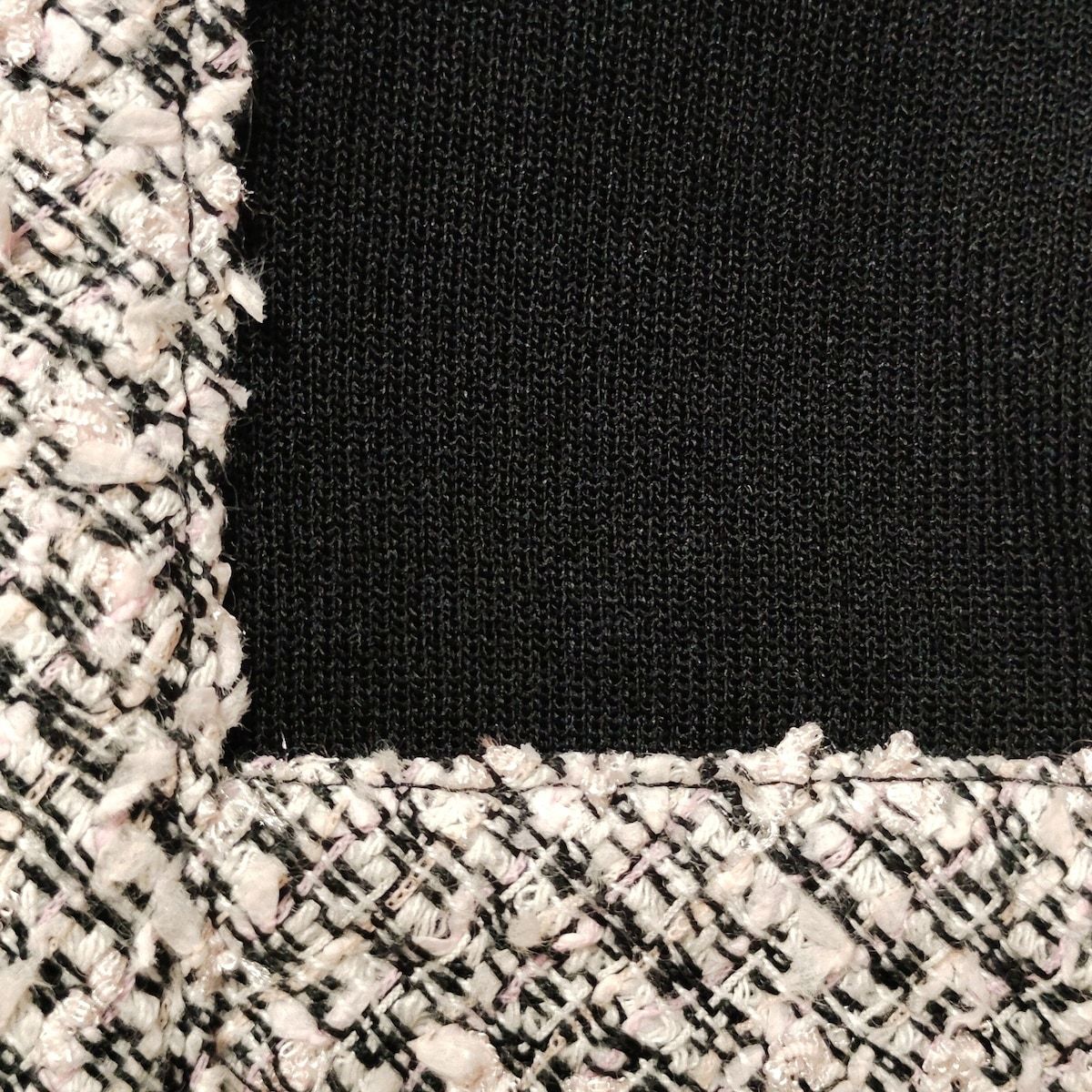 Rene(ルネ) ボレロ サイズ36 S レディース - 黒×ライトピンク×白 長袖