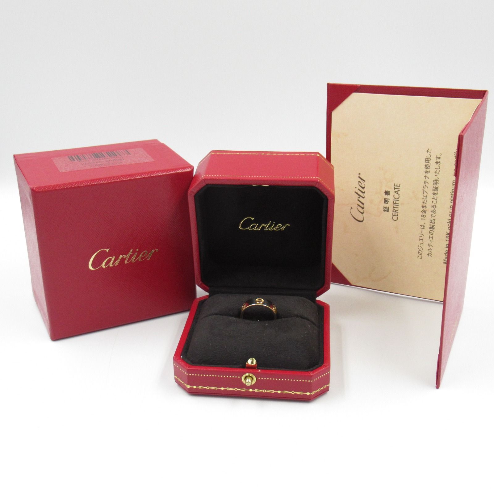 カルティエ CARTIER リング・指輪 ラブリング B4084649 K18（イエロー  