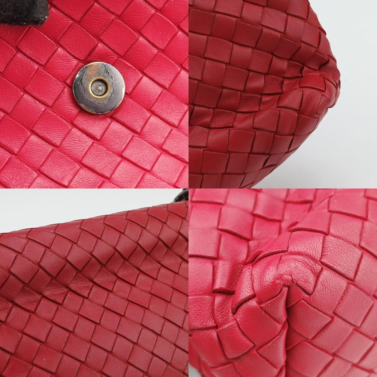 ボッテガヴェネタBottega Venetaイントレチャート オリンピアレッドラムスキンB06280363E DECORATOM_COM_BR