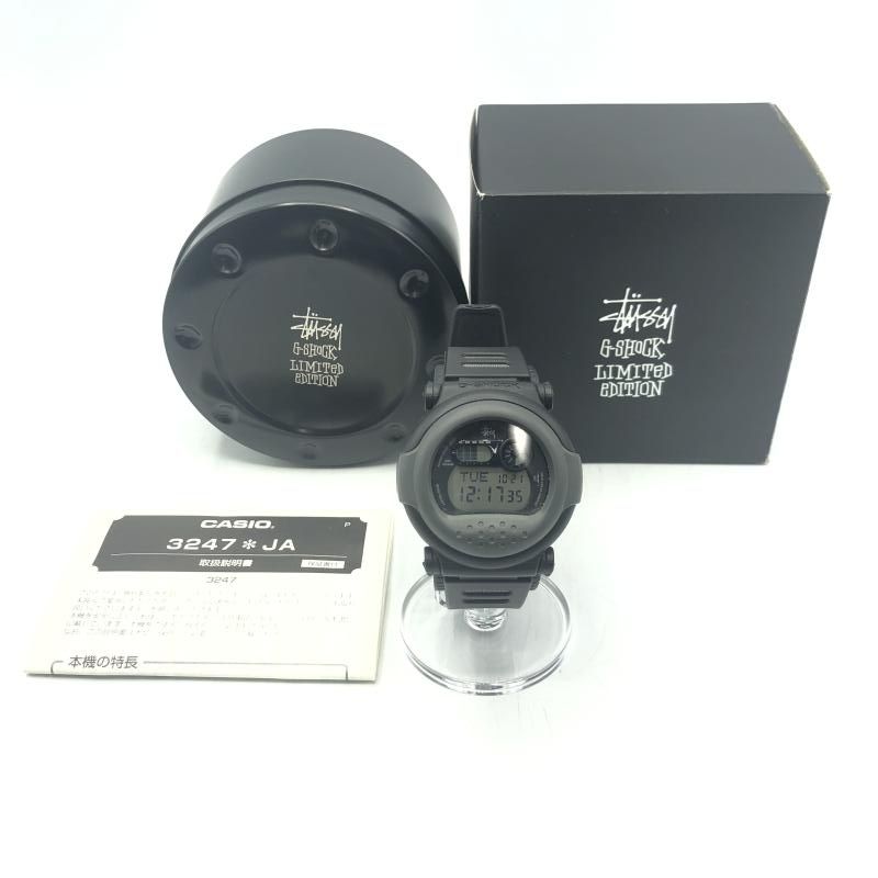 中古】G-SHOCK × Stussy G-001ST ジェイソン ブラック カシオ ジー 