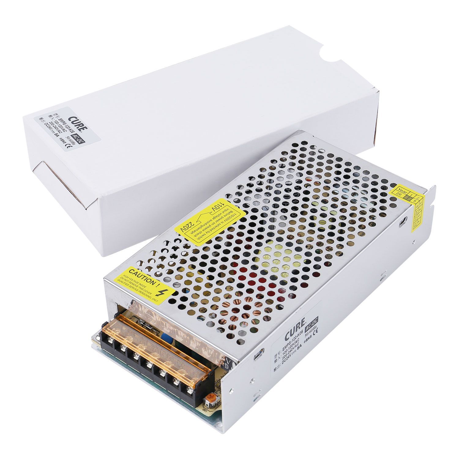 新品 安定化電源 スイッチング電源 AC/DC コンバーター 24V/10A/240W 日本語説明QRコード [1437:madi]