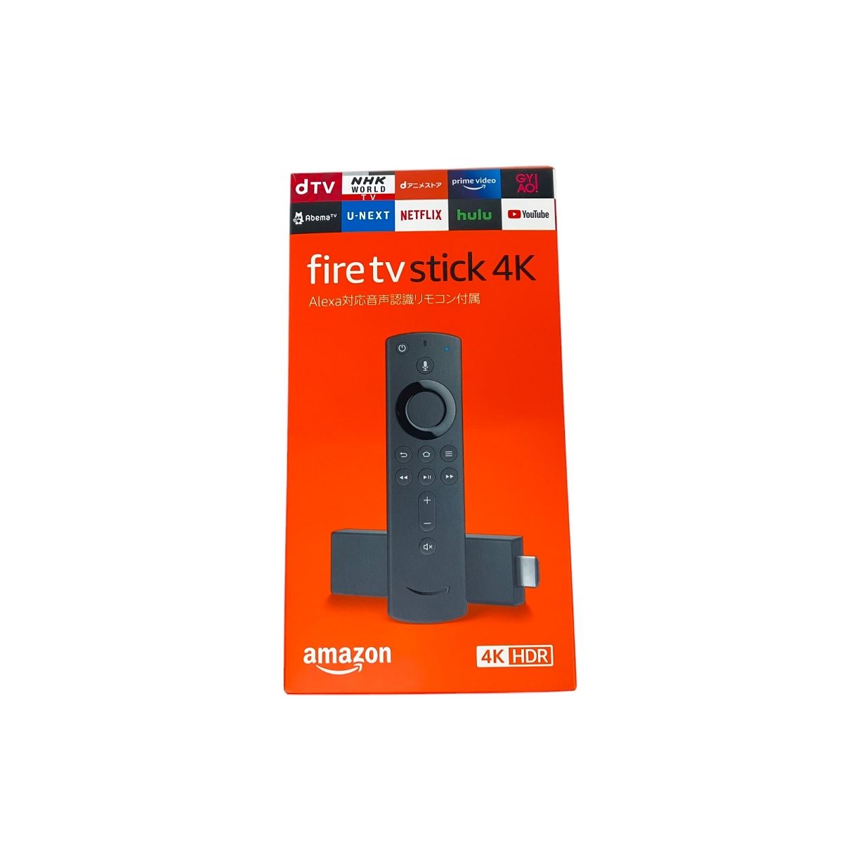 Amazon Fire TV Stick 4K ストリーミングメディアプレイヤー Alexa対応音声認識リモコン付属 K9957301