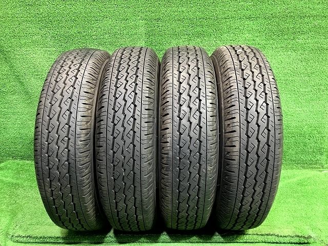 BRIDGESTONE サマー ブリヂストン V600 165|80R14 91|90NLT 4本 7ミリ