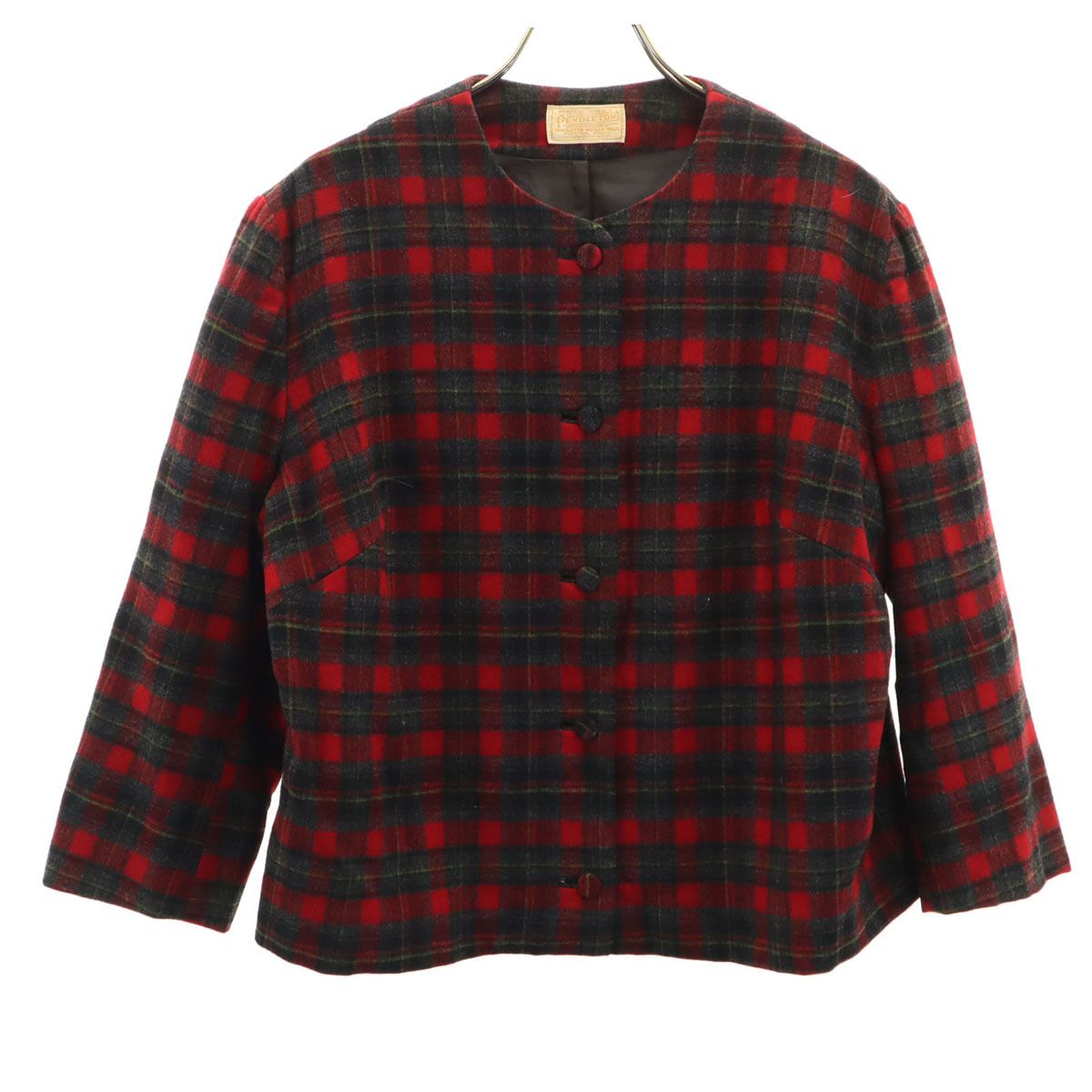 PENDLETON ペンドルトン 50s ウール100% ヴィンテージ チェック柄 7分 