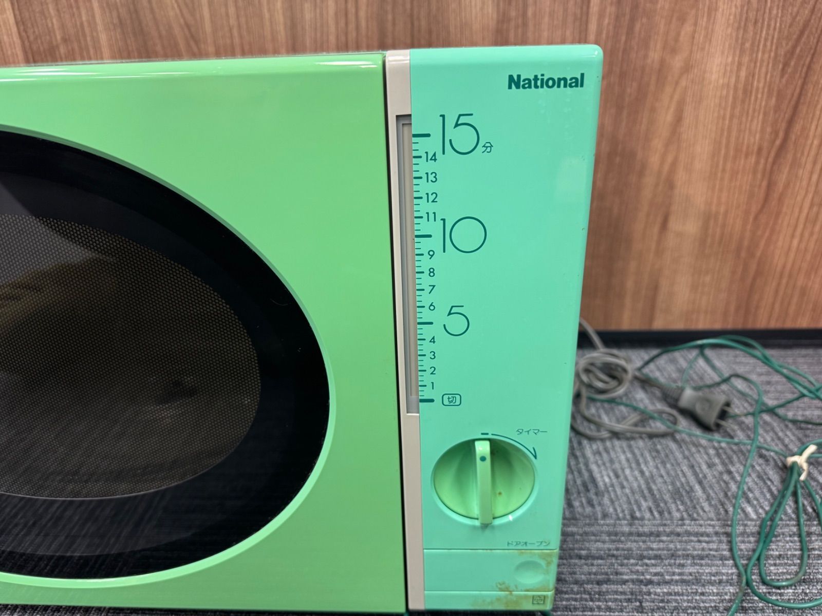 ぽ*ち様 【完動品】ナショナル 電子レンジ WiLL　デザイン家電　昭和レトロ ナショナル Will 電子レンジ NE-R1 レトロデザイン （ 電子