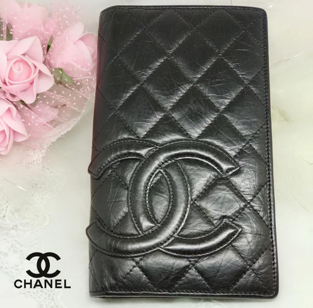 美品✨CHANEL シャネルカンボンライン ブラック シワ加工【匿名配送 