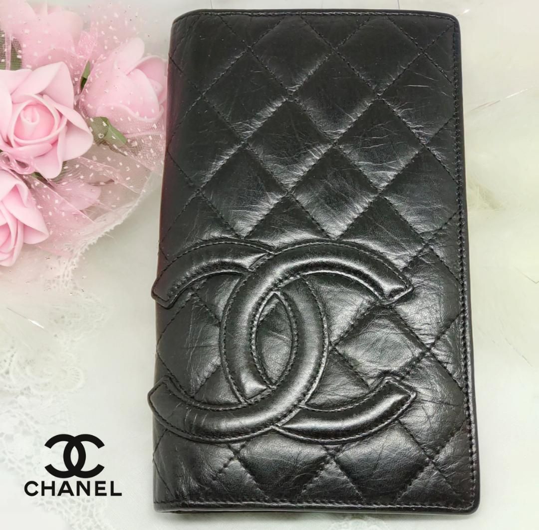 匿名配送】CHANEL✨シャネル✨カンボン✨コンパクト財布✨ - 小物