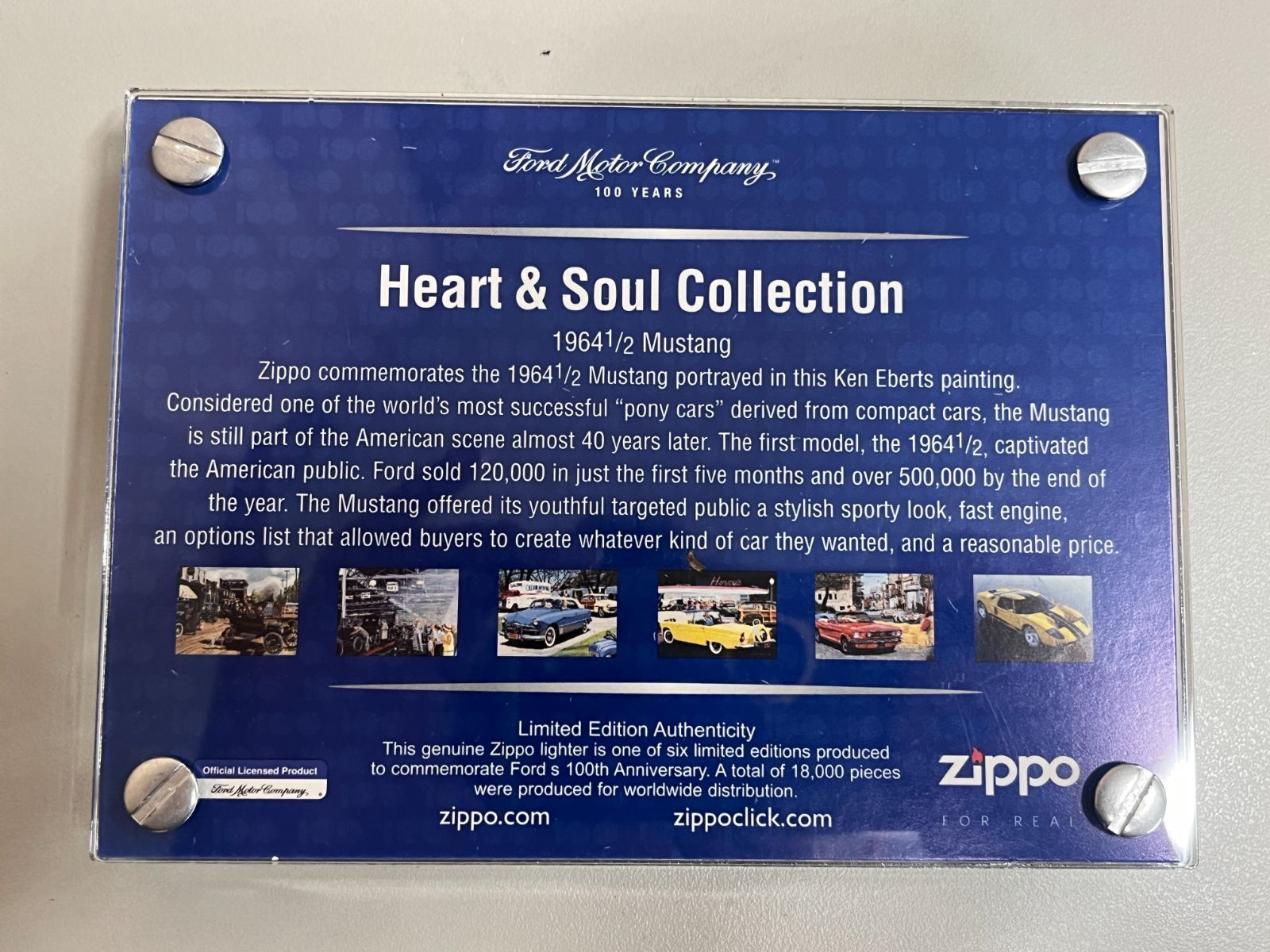 ○4 ZIPPO 100周年記念 フォード マスタング FORD MUSTANG 100 YEARS 