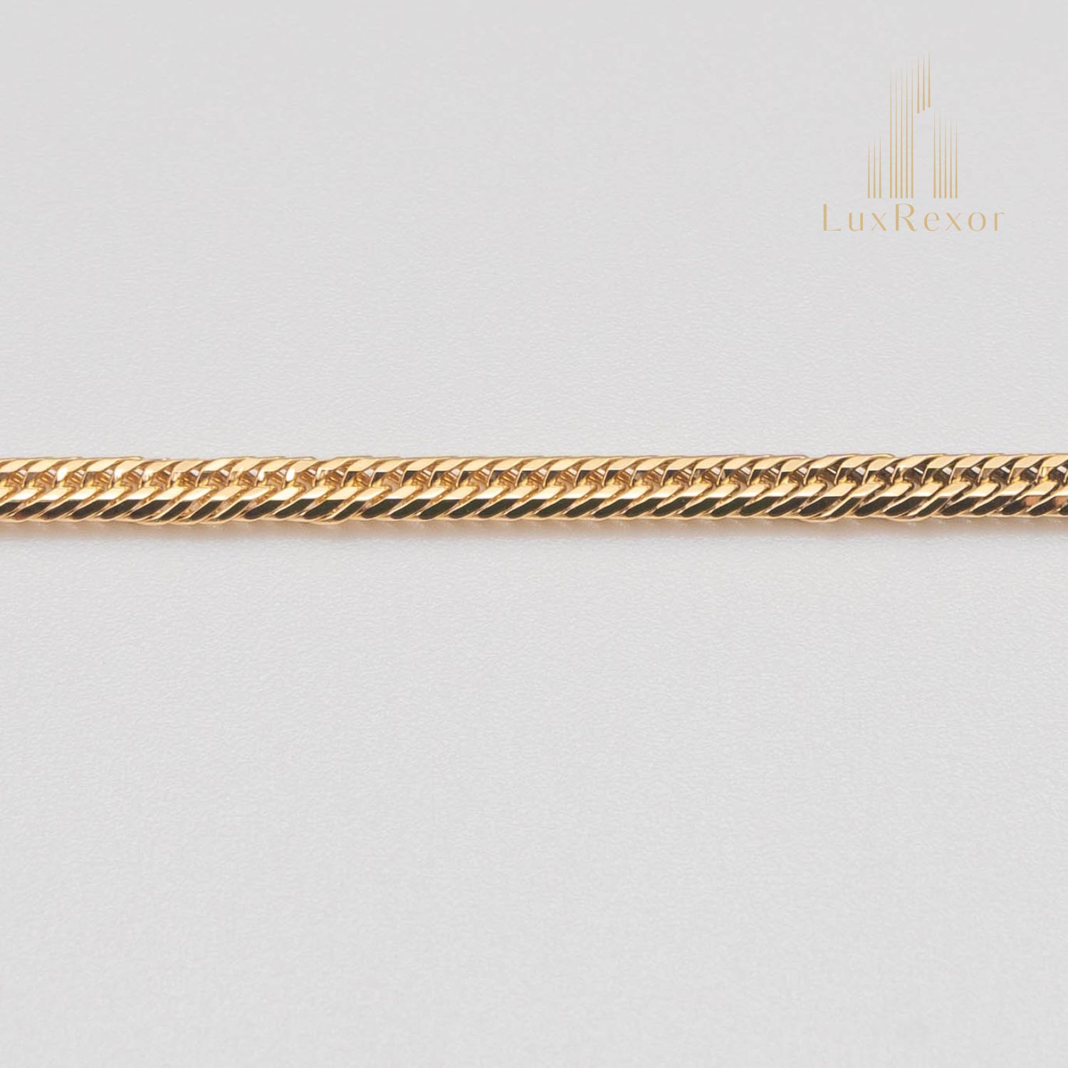 K18 18金 中空喜平ネックレス（2面カットクワドループル）50cm/5.9g