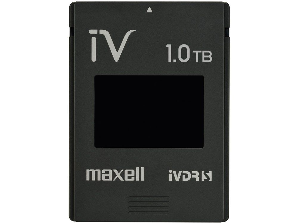 マクセル iVDR-S規格対応リムーバブル ハードディスク 1.0TB ブラック maxell カセットハードディスク iV アイヴィ M-VDRS1T.E.BK