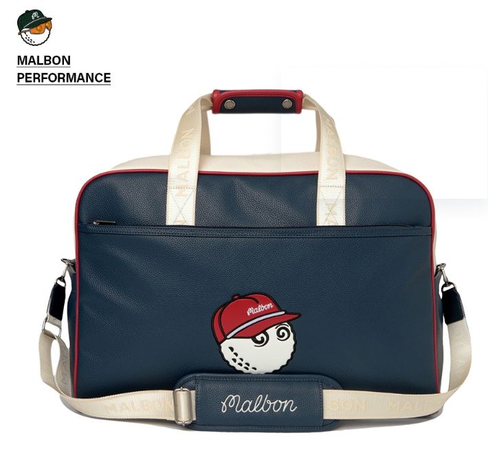 OKです malbon golf マルボンゴルフ ボストンバッグ キャディバッグ ゴルフバッグ 大容量 3色