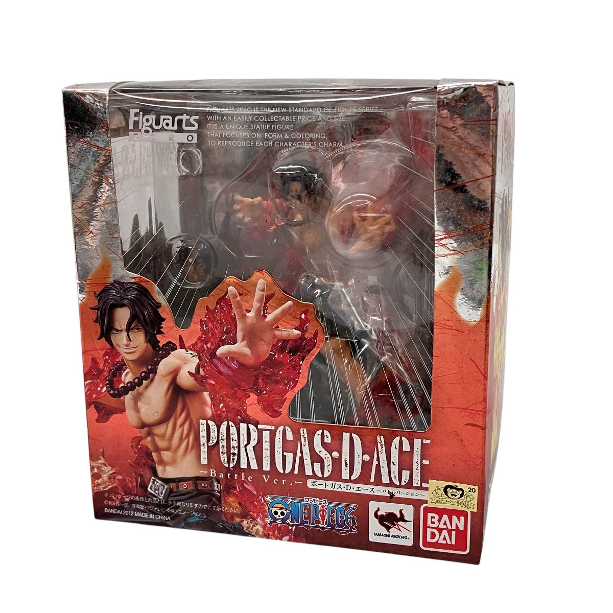 バンダイ FiguartsZERO ワンピース ポートガス D エース Battle Ver フィギュア C9989439