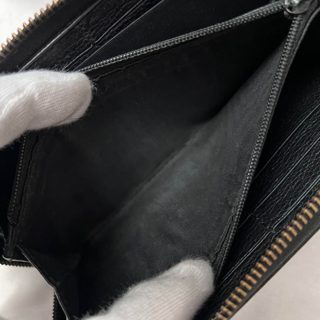 ✨箱付き極美品✨グッチ　ヴィンテージロゴプリント長財布　ブラック　496317 Amazon.co.jp: [グッチ] ラウンドファスナー 長財布