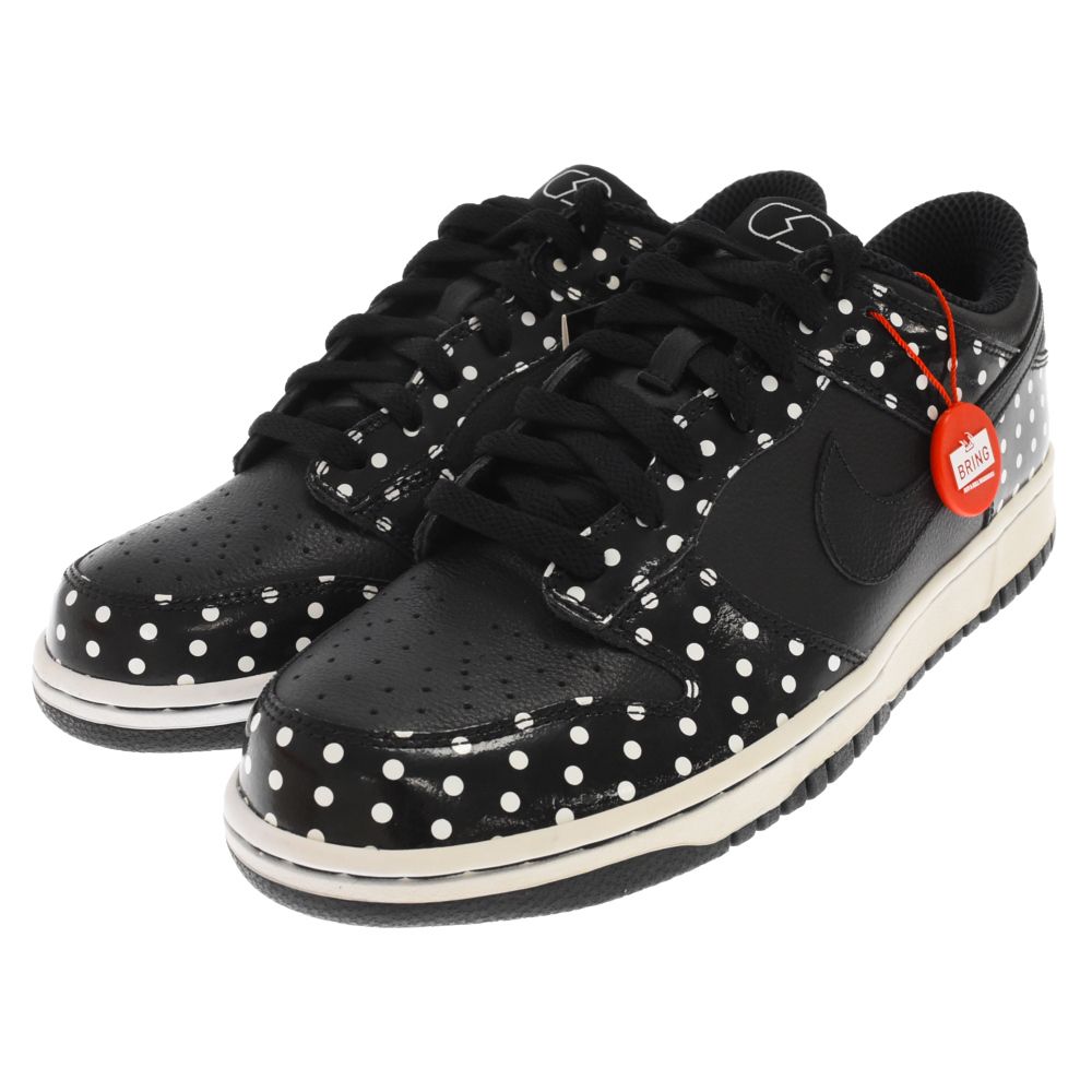 NIKE (ナイキ) ×FRAGMENT DUNK LOW PRB POLKA DOT PACK BLACK 