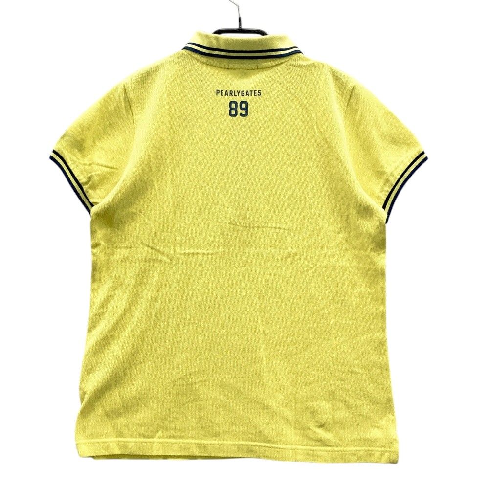 PEARLY GATES パーリーゲイツ 半袖ポロシャツ 鹿の子 グレー サイズ5 美品PEARLY GATES パーリーゲイツ 半袖ポロシャツ 杢グレー×ライト