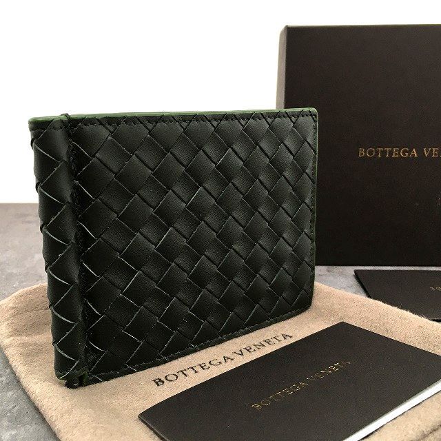 168 み BOTTEGAVENETA マネークリップ ラムスキン き