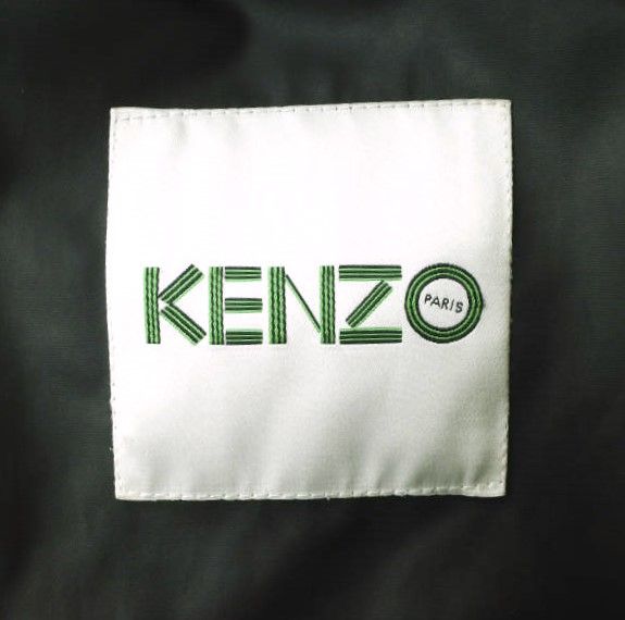 KENZO ケンゾー T/C LONG COACH JACKET バックロゴプリント コーチジャケット FA550U3641NK M ネイビー 定価88,000円 アウター g18910