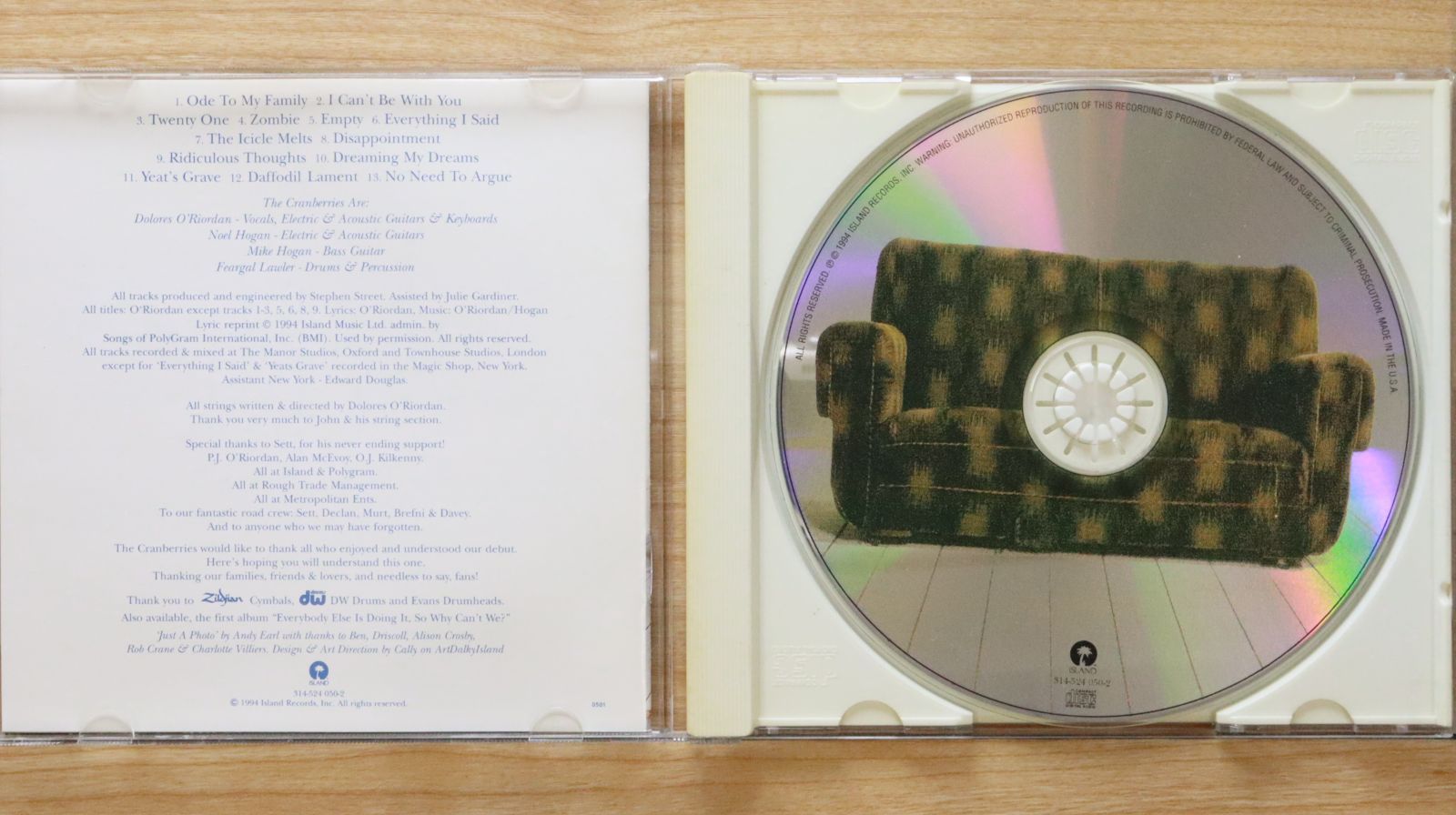 中古CD☆クランベリーズ/The Cranberries□ No Need to Argue