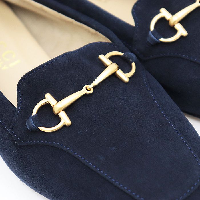 SALE【美品】GUCCI グッチ ビットローファー レザー スエード