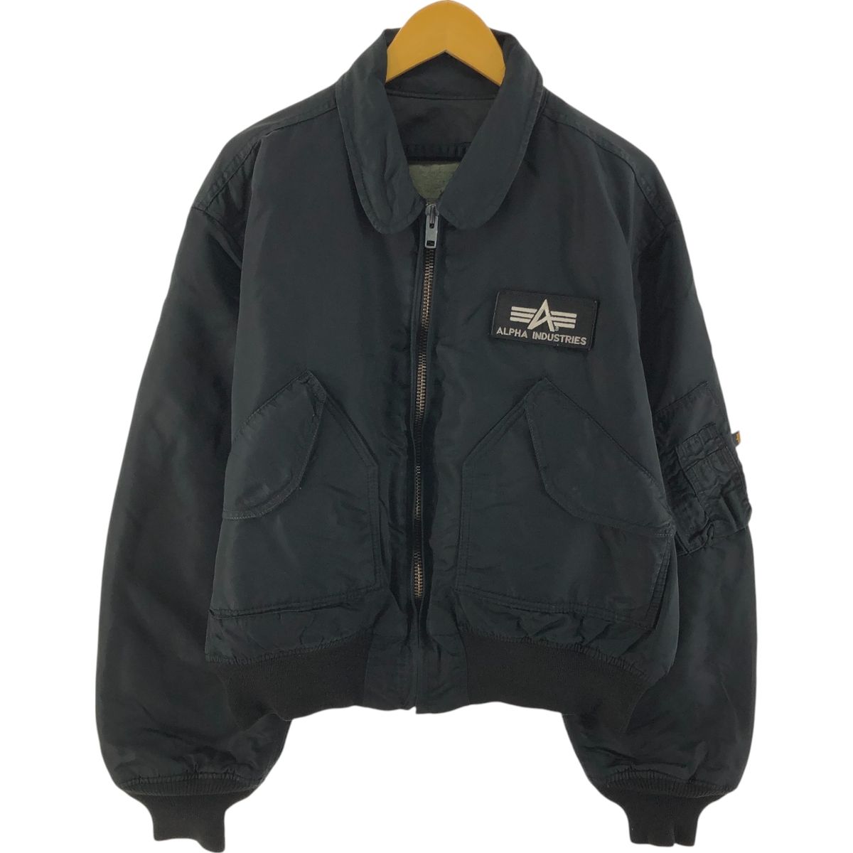 古着 民間品 アルファ ALPHA CWU-45/Pタイプ ミリタリー フライトジャケット USA製 メンズXL相当/eaa514497