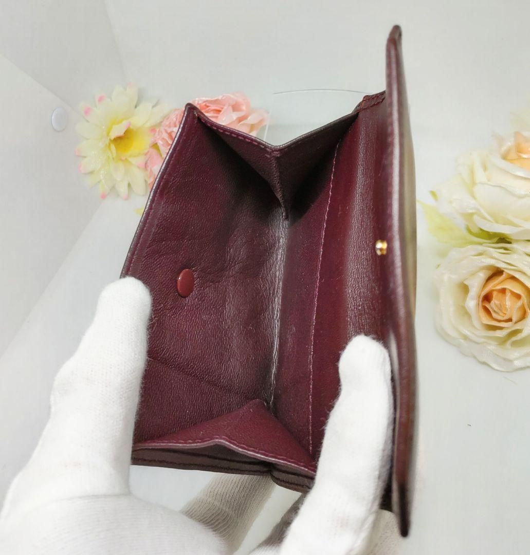 ✨美品✨✨肌触りの良いロエベ折財布 ブラウン - メルカリ 