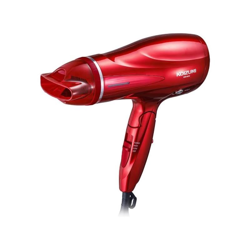 コイズミ ヘアドライヤー マイナスイオン 大風量 スカルプ機能 レッド KHD-9230/R