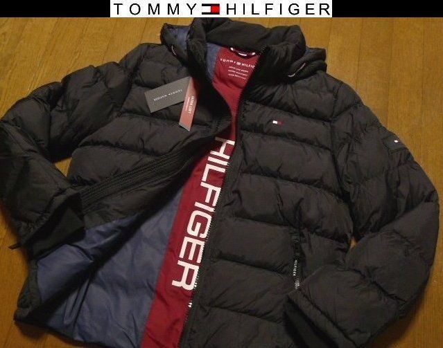 L(US)XL(JP位)冬物即買送無料新品 トミーヒルフィガーUSA限定 ブラック  ダウンジャケット同機能DOWN ALTERNATIVE2L LL 3L 2XL XO位