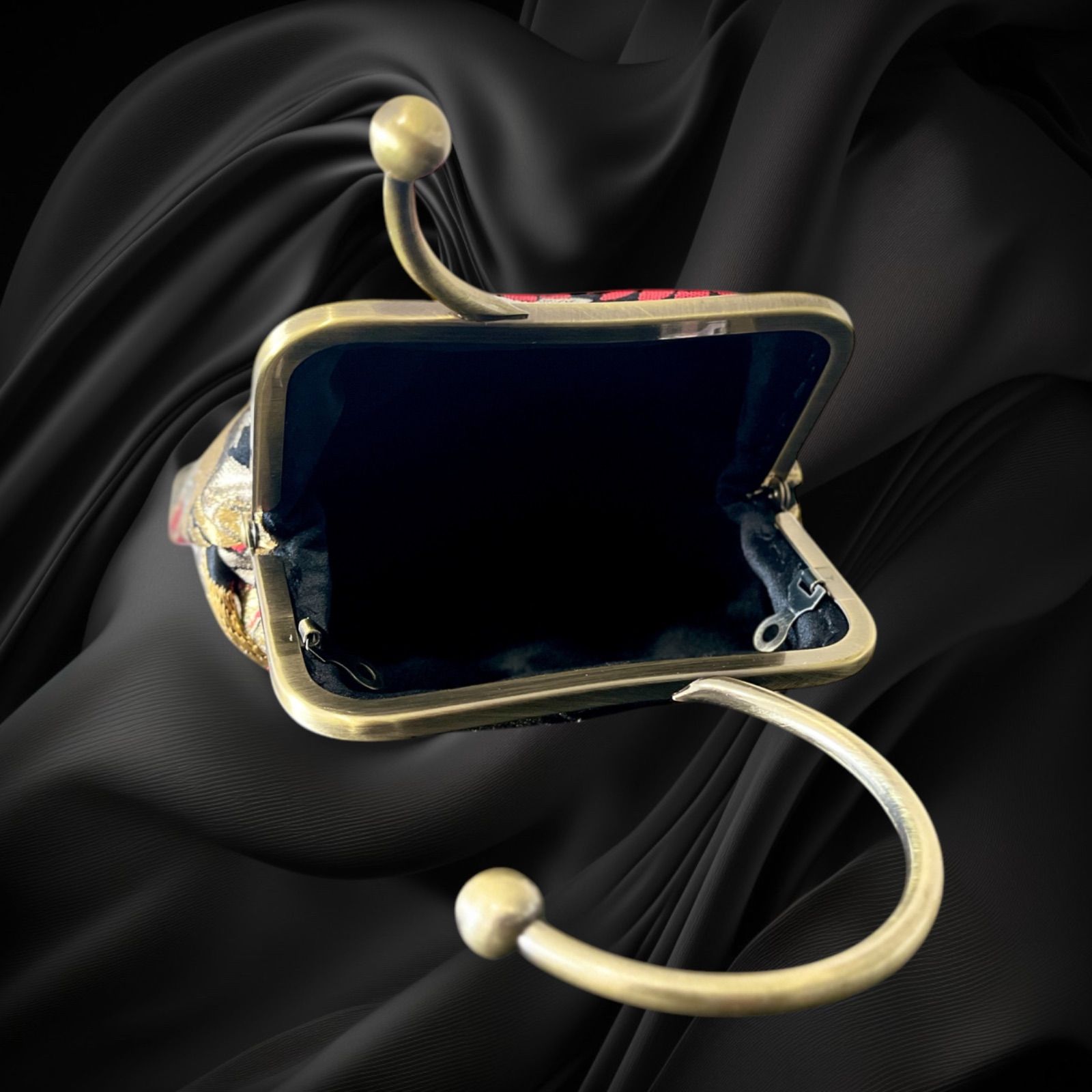 入れたまスマホ操作 着物スマホバッグ