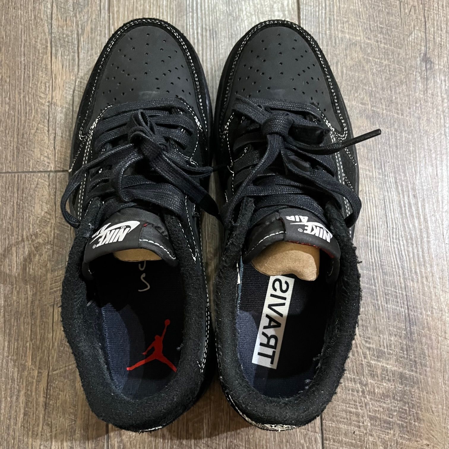 国内正規 Travis Scott Nike Air Jordan 1 Low OG SP Black Phantom 