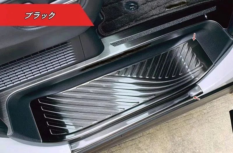 レクサス LM300h LM500h用 ステンレス ドアスカッフプレート 外側用 3色選択可 6個セット