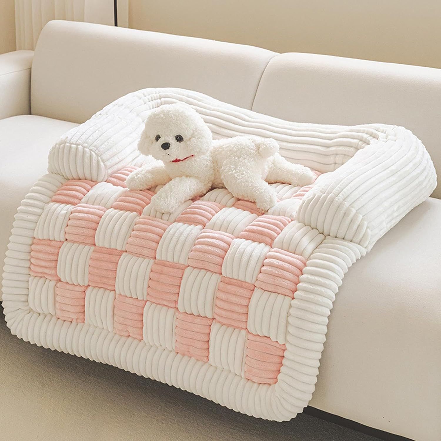 ペットマット 犬 猫 クッション ベッド おしゃれ 四季用 シンプル 北欧風 70×70cm 90×90cm 洗える 多色展開　ca538