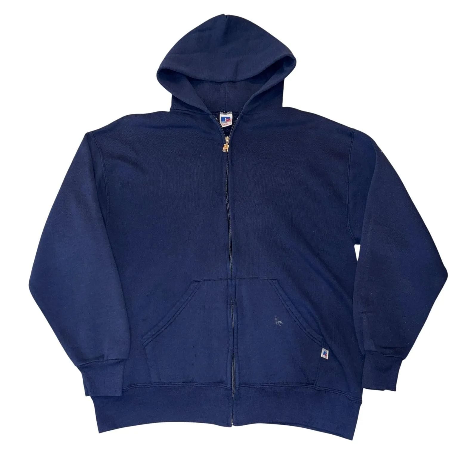 RUSSELL ATHLETIC ネイビー ジップパーカー USA製 90s L 【公式通販】