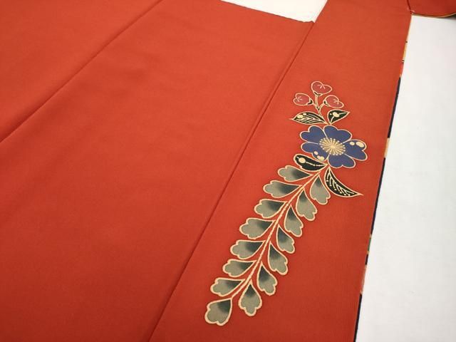 平和屋本店□極上 手ざし京紅型染・宮崎紅型 宮崎良次 振袖・長襦袢