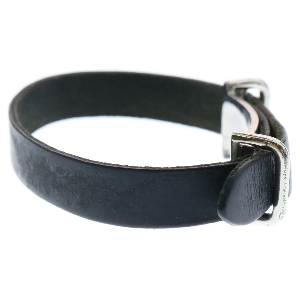 HERMES エルメス　アピ1　レザーブレスレット HERMES エルメス アピ1 レザー ブレスレット ブラウン/SV