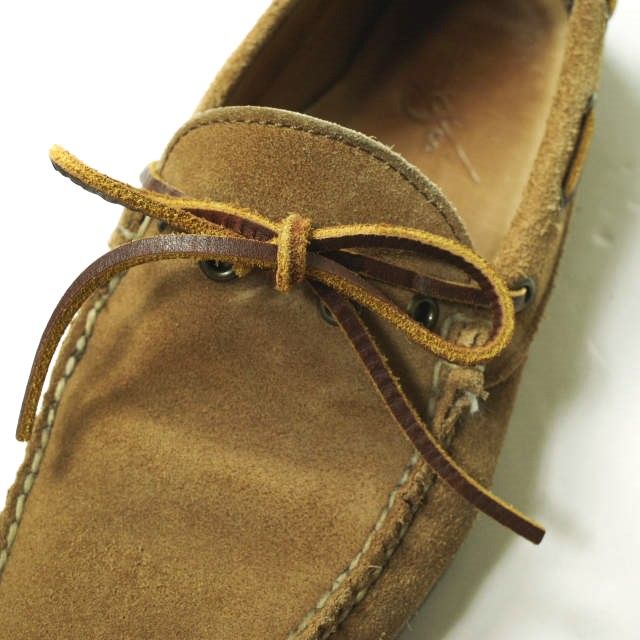 RANCOURT x BEAMS PLUS ランコート ビームスプラス 別注 アメリカ製 Camp Moc Suede キャンプモックスエードモカシン  11-32-0700-336 US8.5D(26.5cm) KHAKI シューズ g17050