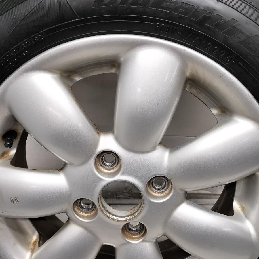 ラパン HE22S 純正ホイール 4本 タイヤ付 155/65R14 21年製✨️ スズキ アルトラパン HE22S 純正アルミホイール 4本セット 155