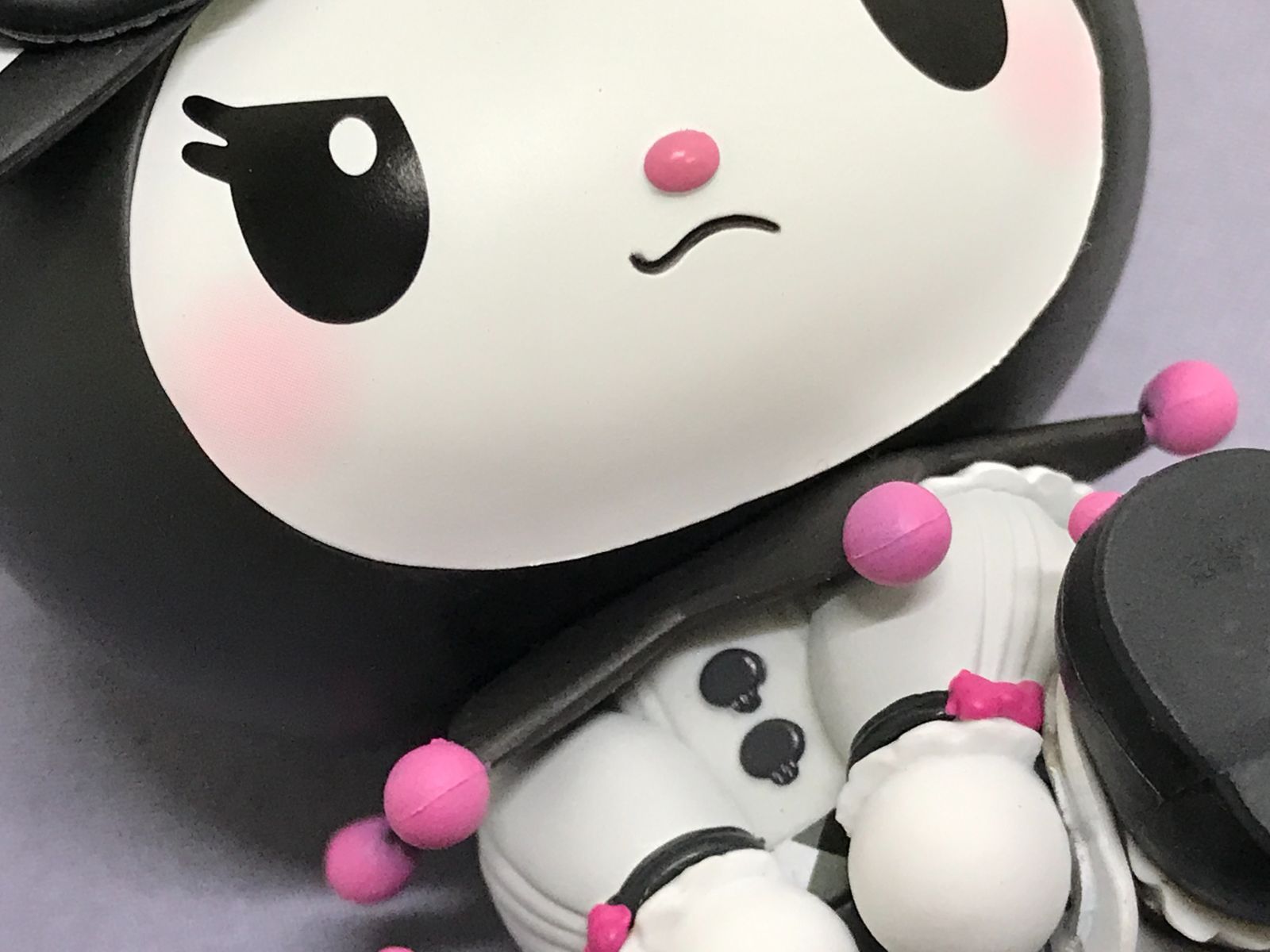 HAPPYくじ　My Melody♡Kuromi　A賞フィギュア　クロミ2＆4 ひ*や様 HappyくじMy Melody♡Kuromi A4賞フィギュアおすわ