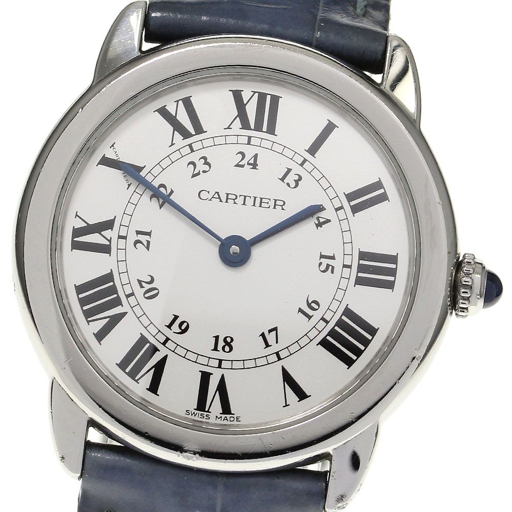 カルティエ CARTIER W6700155 ロンドソロ SM クォーツ レディース保証書付き_703711