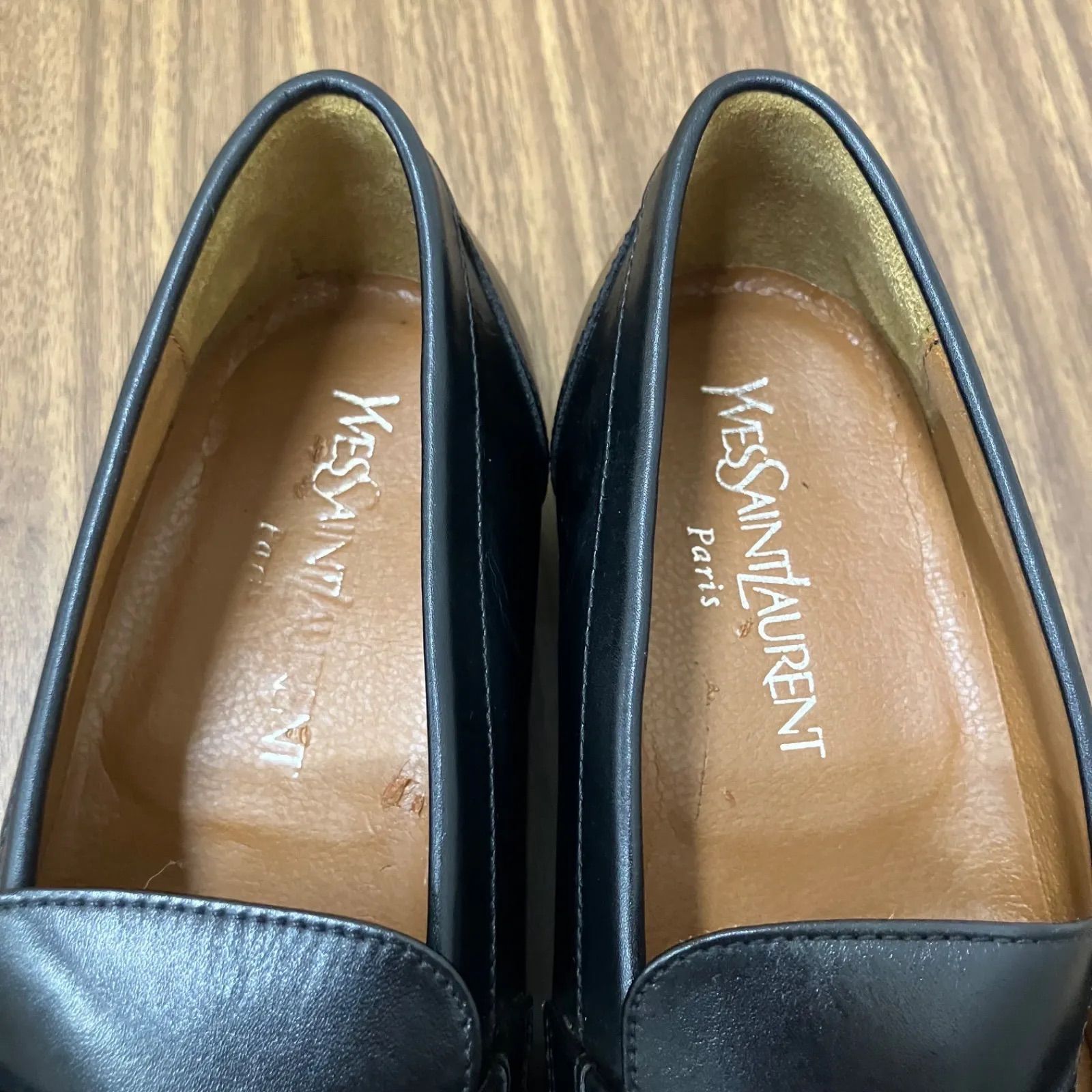222○ Yves Saint Laurent ヒョウ柄ローファー 楽天市場】フェルト ローファー ヒョウ柄 レオパード柄