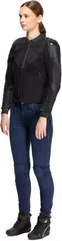 Dainese ダイネーゼ　レディース　レザージャケット　黒 ジップベルト付 RAPIDA LADY LEATHER JACKET PERF. - ダイネーゼジャパン | Dainese