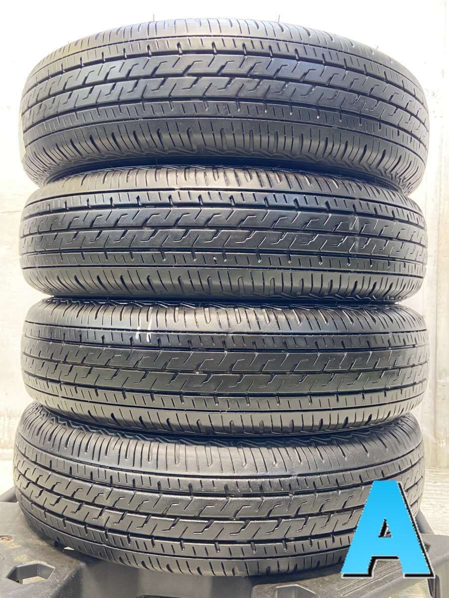 145/80R12 80/78LT nブリヂストン エコピア R710A n中古タイヤ サマータイヤ 4本セットn s12250107117
