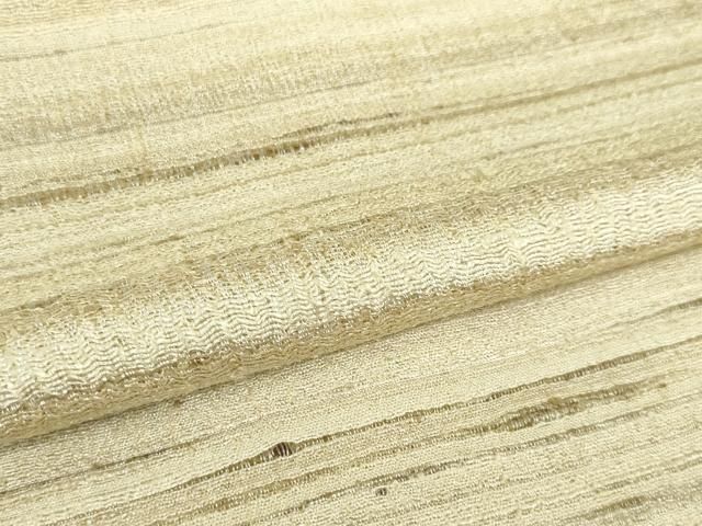 平和屋本店■極上　インド・アッサム　野蚕糸　手織　ムガシルク　反端付き　逸品　DZAA6243kh5 平和屋本店□極上 インド・アッサム 野蚕糸 手織 ムガシルク 反端付き