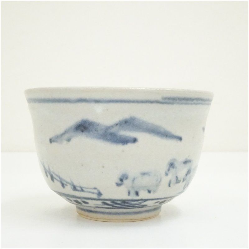 茶道　古陶磁　安南手　茶碗 安南手茶碗（箱付） 茶道 抹茶 おしゃれ 抹茶茶碗 抹茶碗 和食器
