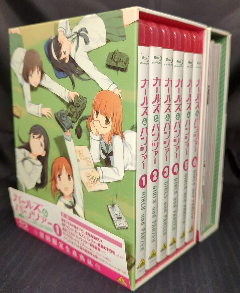 Blu-ray ガールズ&パンツァー TVシリーズ 全6巻セット 初回限定版