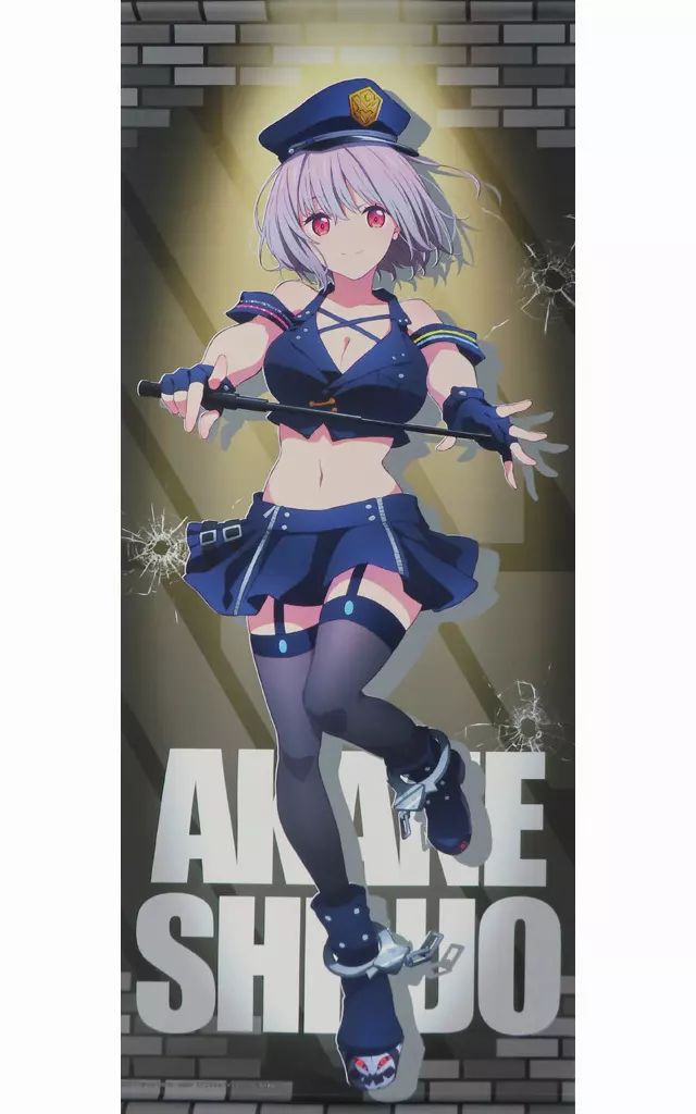 タペストリー 新条アカネ ほぼ等身大タペストリー アメリカンポリスVer. 劇場版 グリッドマン ユニバース あみあみ