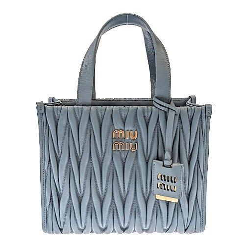 MIUMIU ミュウミュウ マテラッセレザー 2WAYバッグ 5BG263 - メルカリ